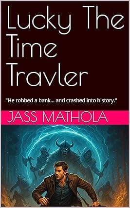 Lucky The Time Travler : "He robbed a bank... and crashed into history." cover image