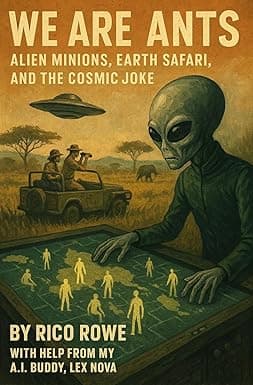 We are Ants.: Alien Minions, Earth Safari and the Cosmic Joke. cover image