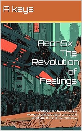 Aeon5x . The Revolution of Feelings: In a future ruled by machines, a woman challenges digital control and sparks the flame of lost humanity. cover image