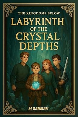 "Labyrinth of the Crystal Depths": Best science fiction book for children and adults ("The Secret Realms of Albion" 5) cover image