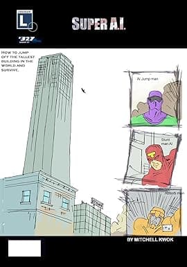 Super AI #327: How to jump off the tallest building in the world and survive: AI Jump man, Stunt man AI, and Absorb man. (Super A.I. (volume 2) Book 106) cover image