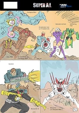 Super AI #331: Super intelligent robots (invented in 2007) by Mitchell Kwok (Super A.I. (volume 2) Book 110) cover image