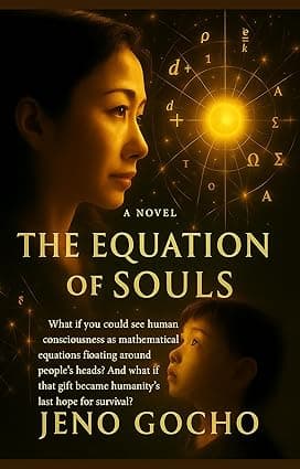 THE EQUATION OF SOULS: What if you could see human consciousness as mathematical equations floating around people's heads? And what if that gift became humanity's last hope for survival? cover image