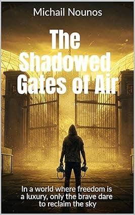 THE SHADOWED GATES OF AIR: IN A WORLD WHERE FREEDOM IS A LUXURY, ONLY THE BRAVE DARE TO RECLAIM THE SKY. cover image