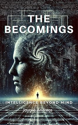 The Becomings: Intelligence Beyond Mind. A Mind-Bending Sci-Fi Thriller About AI, Consciousness, and the Limits of Reality. cover image