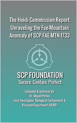The Heidi Commission Report: Unraveling the Fae-Mountain Anomaly of SCP-FAE-MTN-1733: AN SCP FOUNDATION INTERNAL INQUIRY cover image
